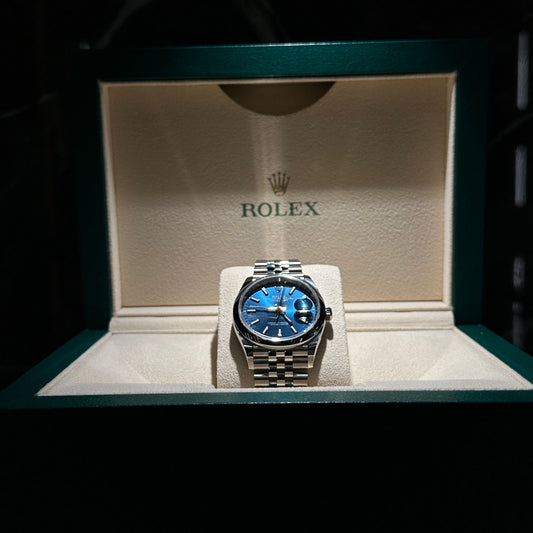 Rolex Datejust 36  blu ref. 126200