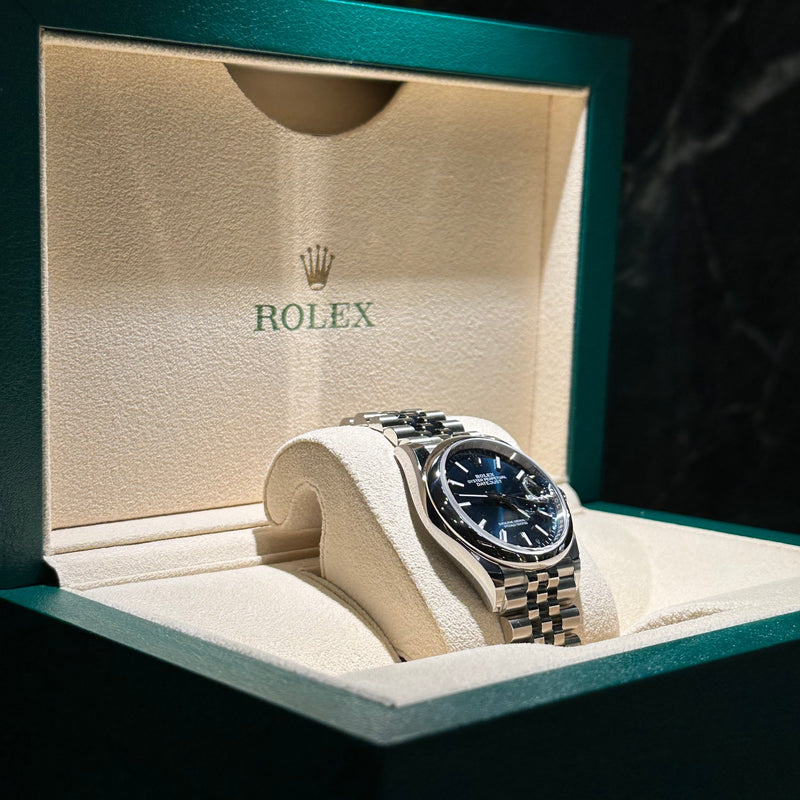 Rolex Datejust 36  blu ref. 126200