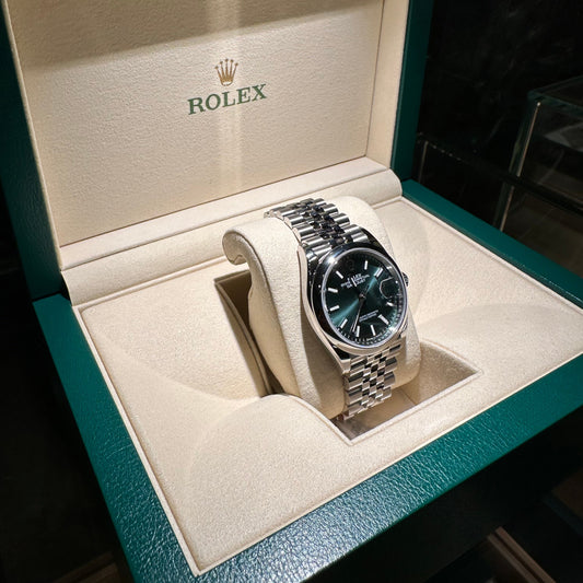 Rolex Datejust 36 e quadrante verde menta