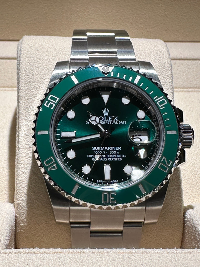 ROLEX SUBMARINER 116610LV HULK