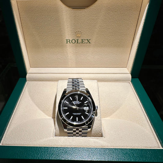 ROLEX DATEJUST 41mm REF. 126300 Nero NUOVO