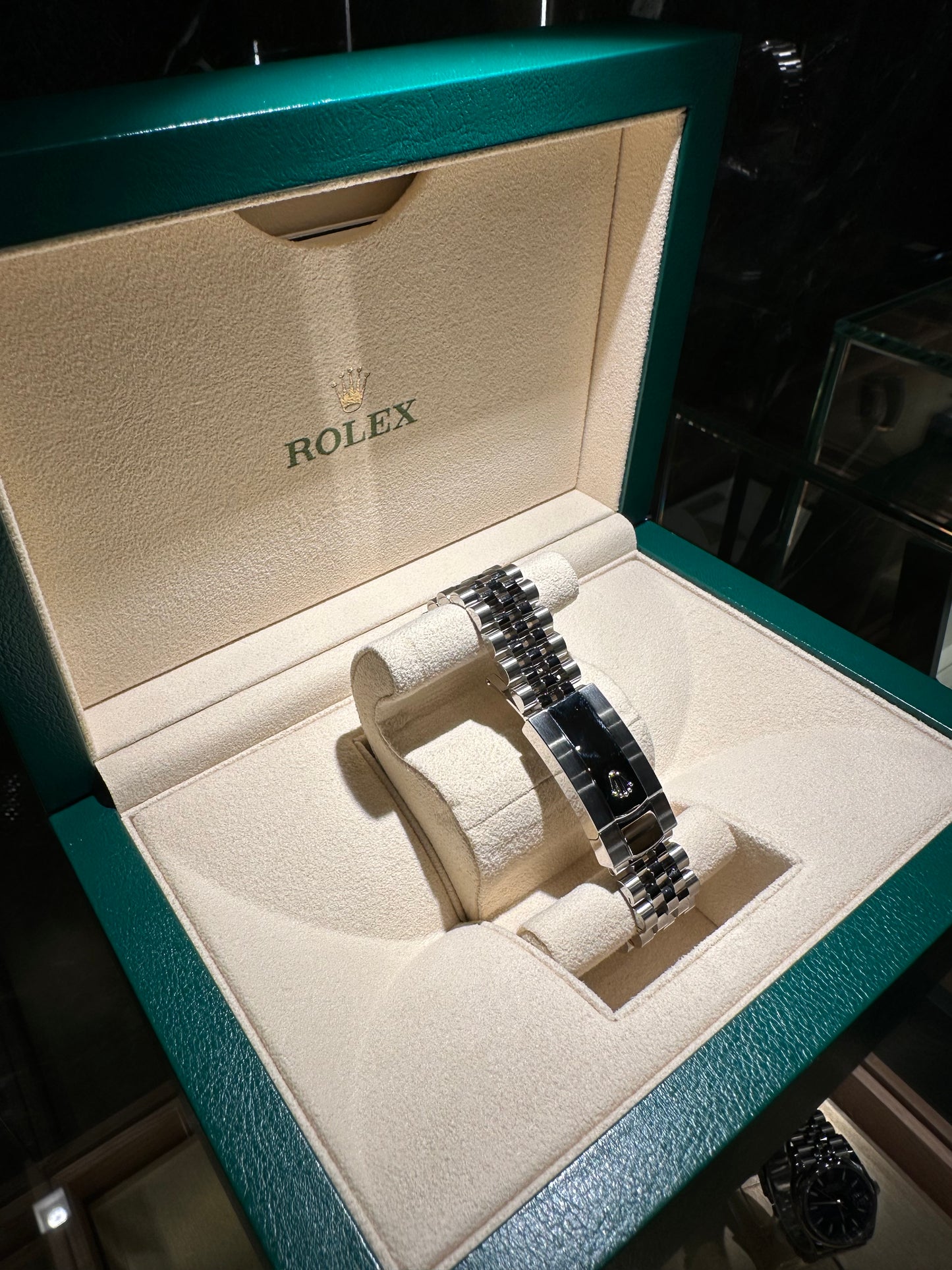 ROLEX DATEJUST 41mm REF. 126300 Nero NUOVO