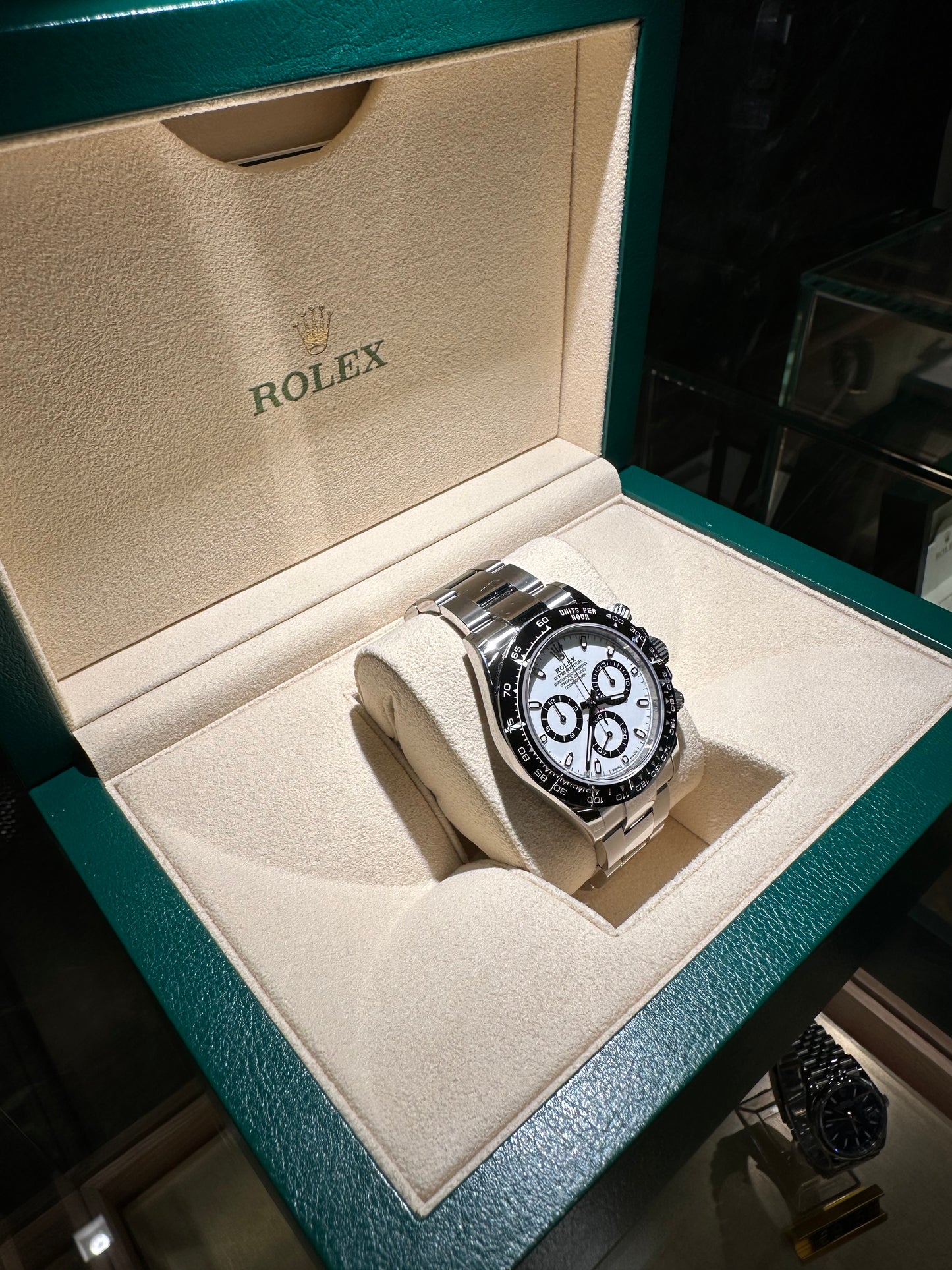 ROLEX DAYTONA 116500LN QUADRANTE BIANCO PANDA GHIERA CERAMICA